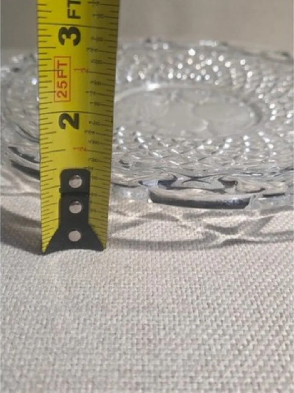 Vintage Imperial Glass Lace Edge 10.5